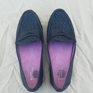 White Moutntain Speedboat Black Loafer Mocassin